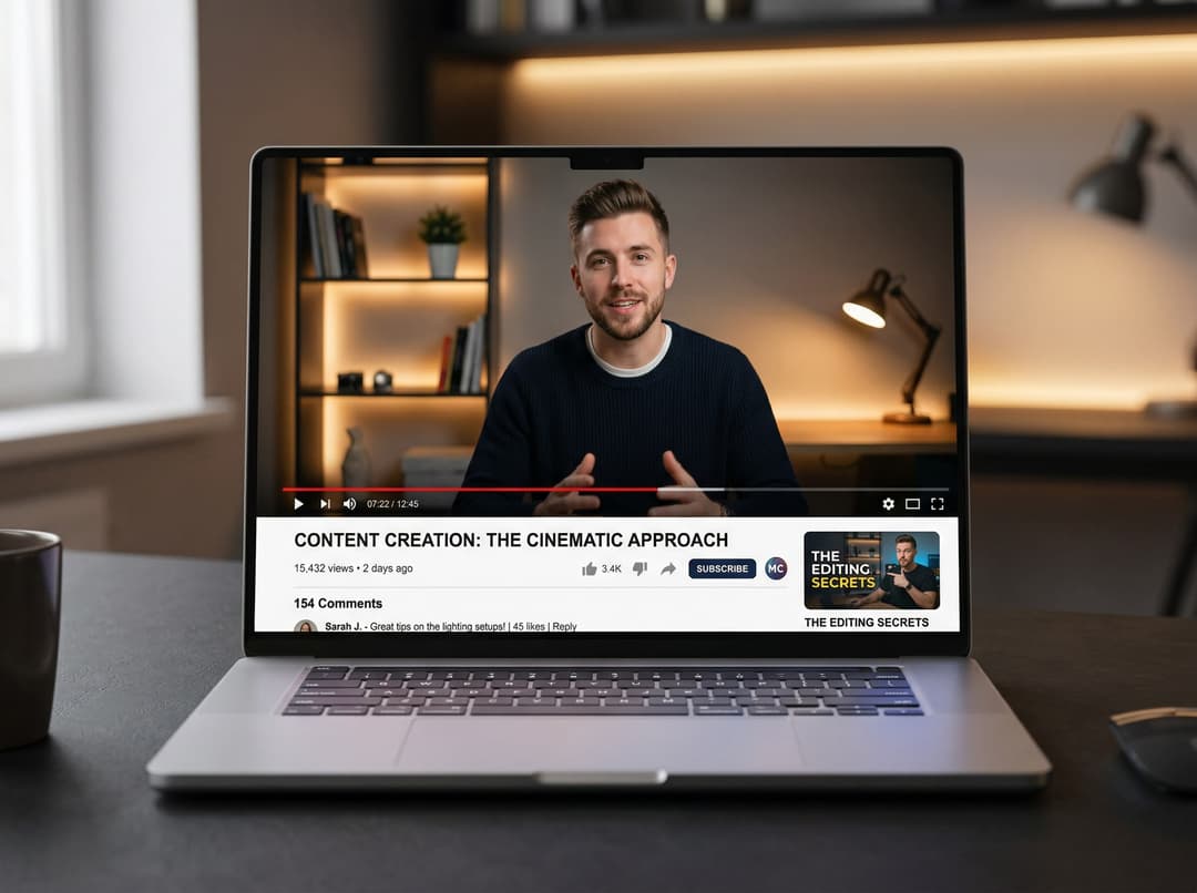 YouTube video edited by Webknown showing professional cuts and text overlays