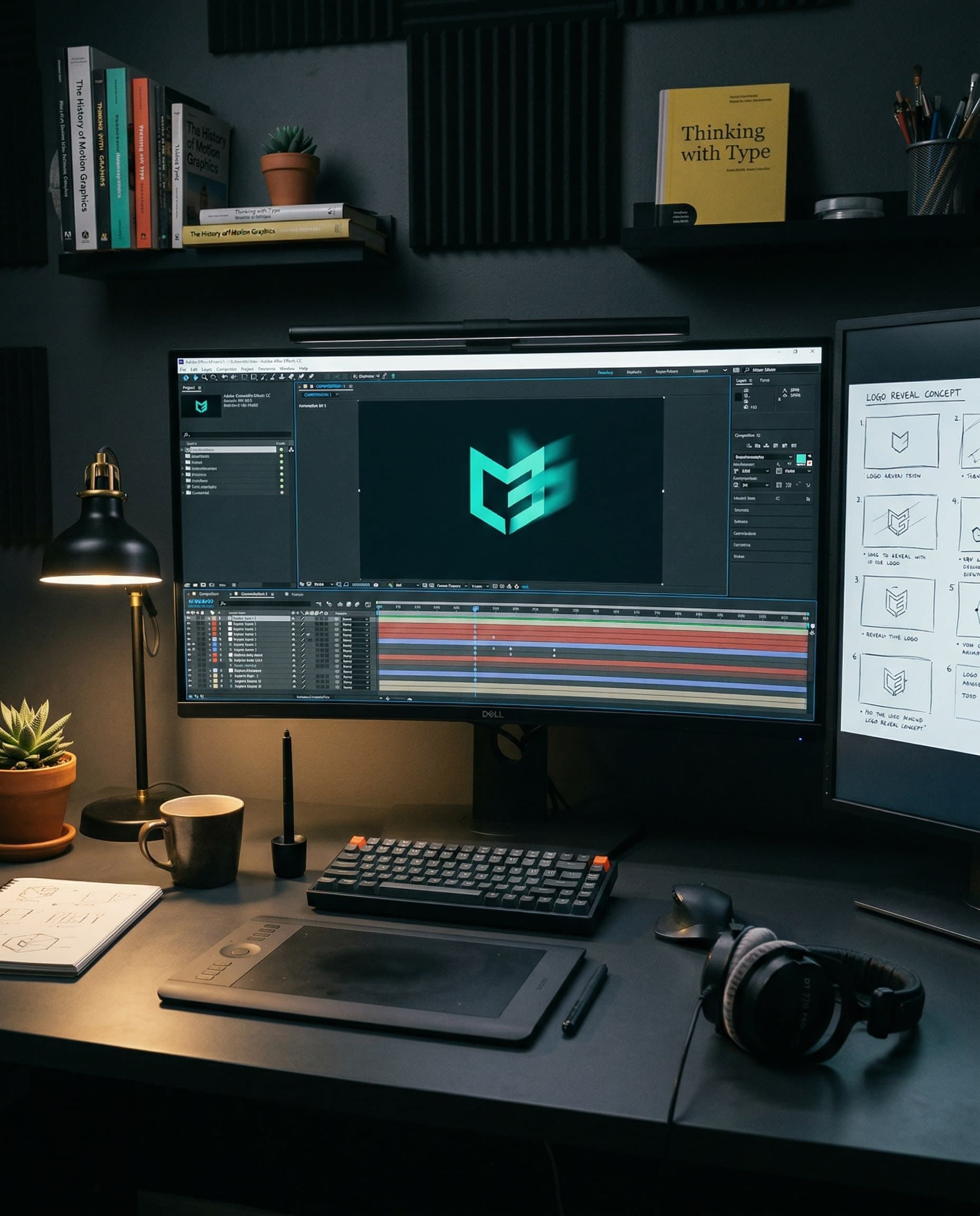 Webknown motion graphics workspace